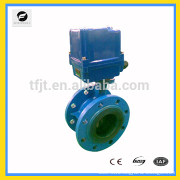 CTF-010 AC220V Cast Iron DN100 Flange Electric Valve for water treatment auto control project